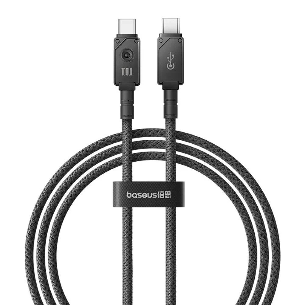 Кабель Baseus Unbreakable Series USB Type-C - USB Type-C (1 м, черный)