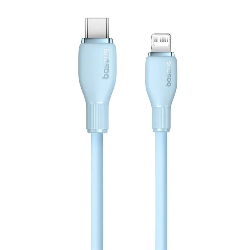 Кабель Baseus Pudding Series USB Type-C - Lightning 20W (2 м, голубой)  фото-2