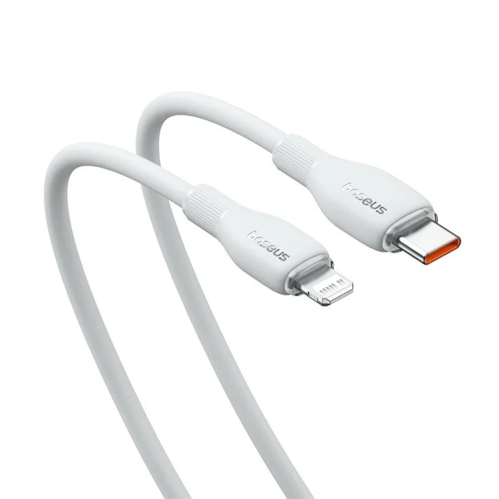 Кабель Baseus Pudding Series USB Type-C - Lightning 20W (2 м, белый)  фото-4
