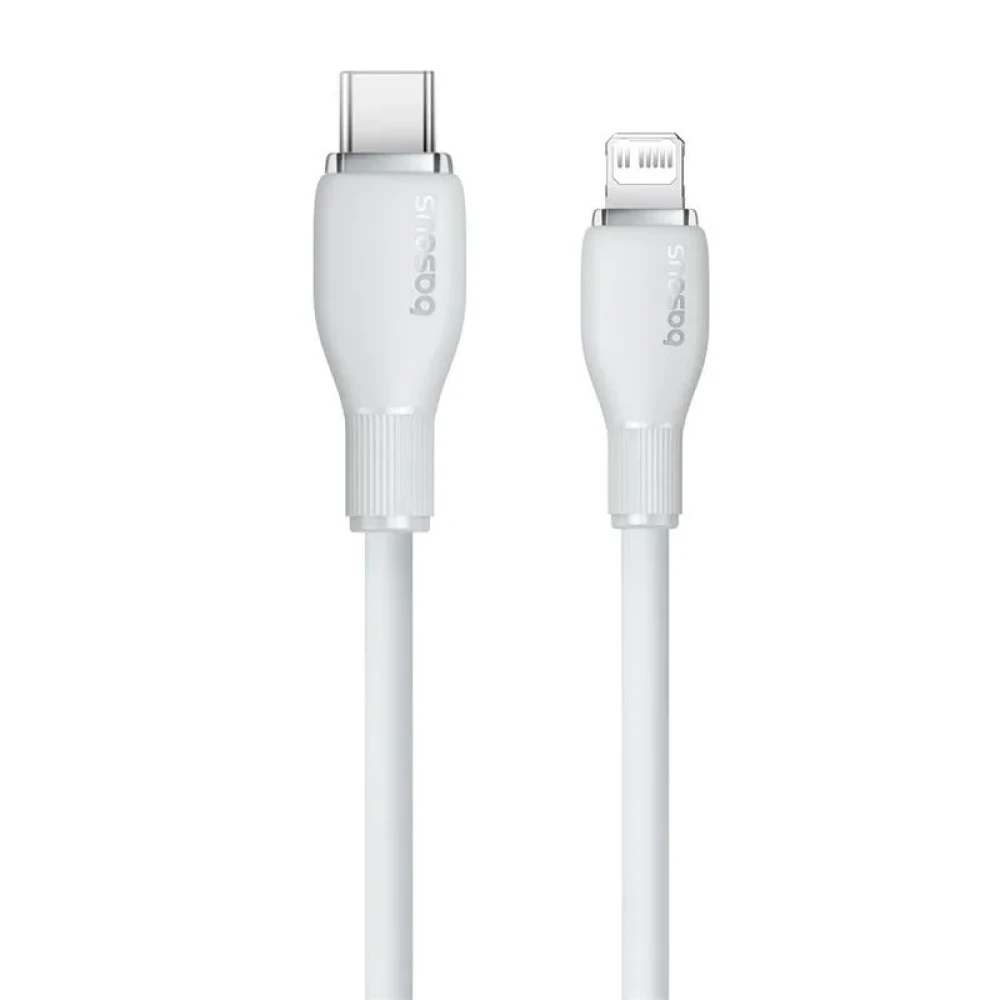 Кабель Baseus Pudding Series USB Type-C - Lightning 20W (2 м, белый)  фото-2