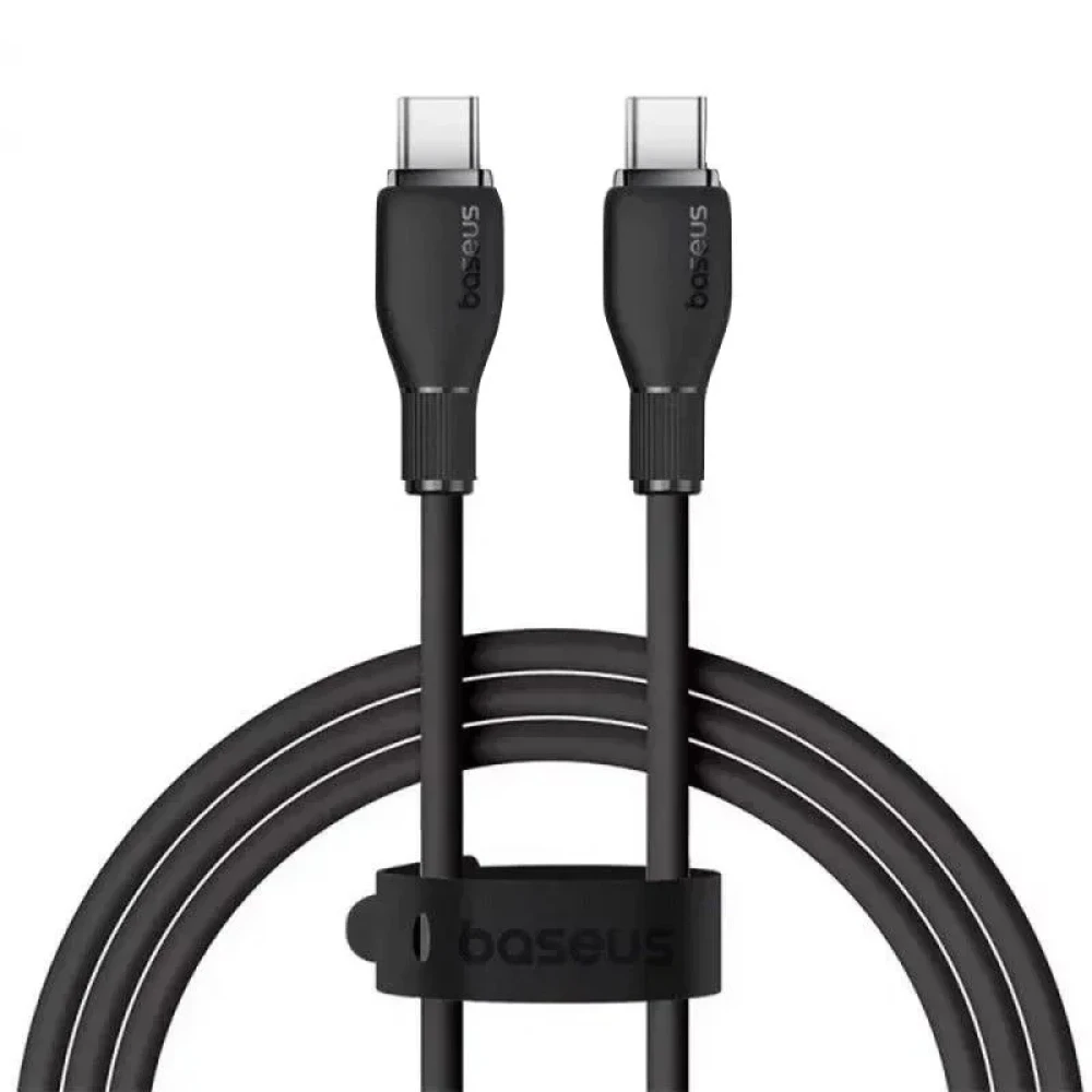 Кабель Baseus Pudding Series Fast Charging Cable 100W USB Type-C - USB Type-C (1.2 м, черный)