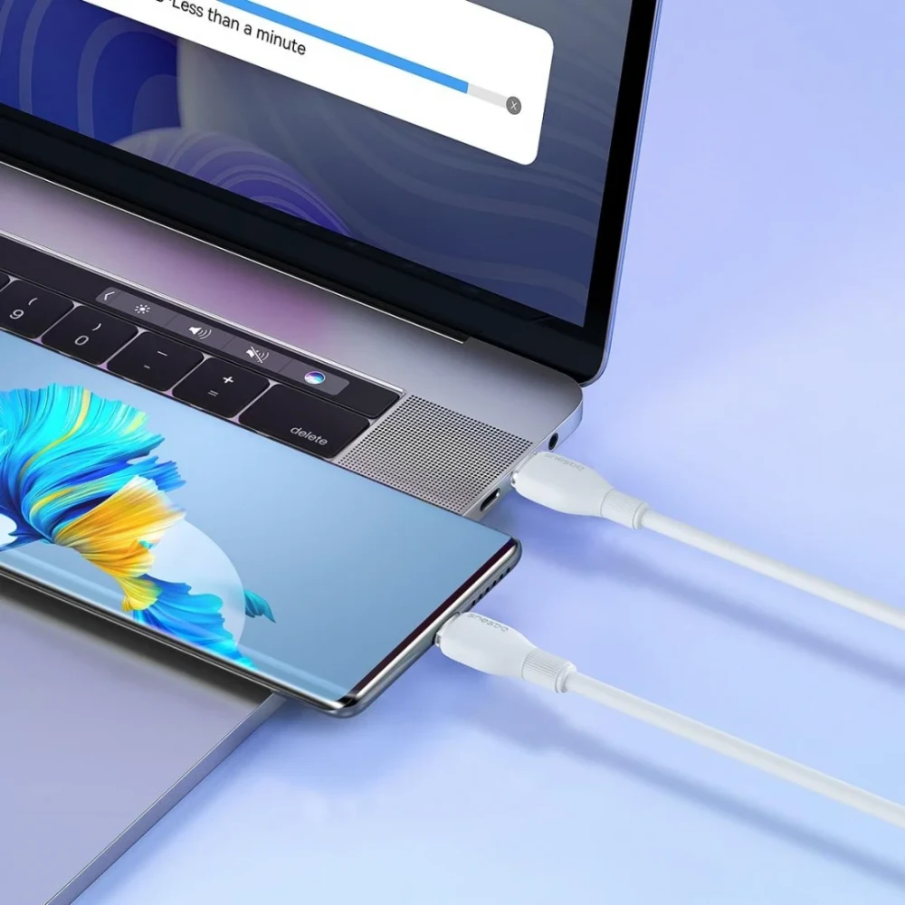 Кабель Baseus Pudding Series Fast Charging Cable 100W USB Type-C - USB Type-C (2 м, белый) фото-8