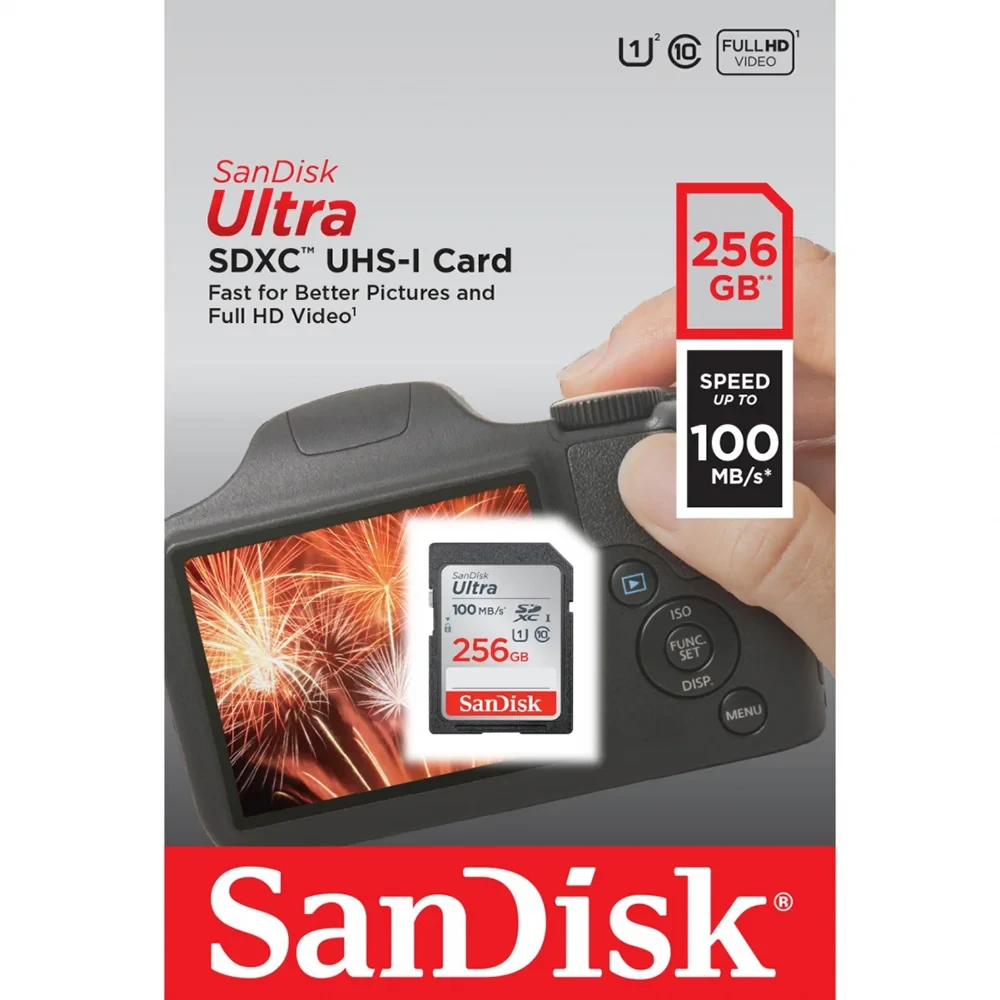 Карта памяти SanDisk Ultra SDXC 256GB SDSDUNR-256G-GN3IN  фото-3
