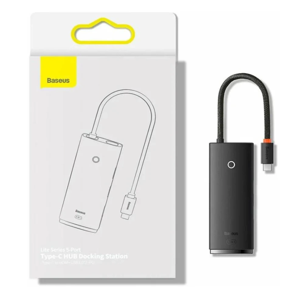 Док-станция Baseus Lite Series Black (WKQX050001) фото-10