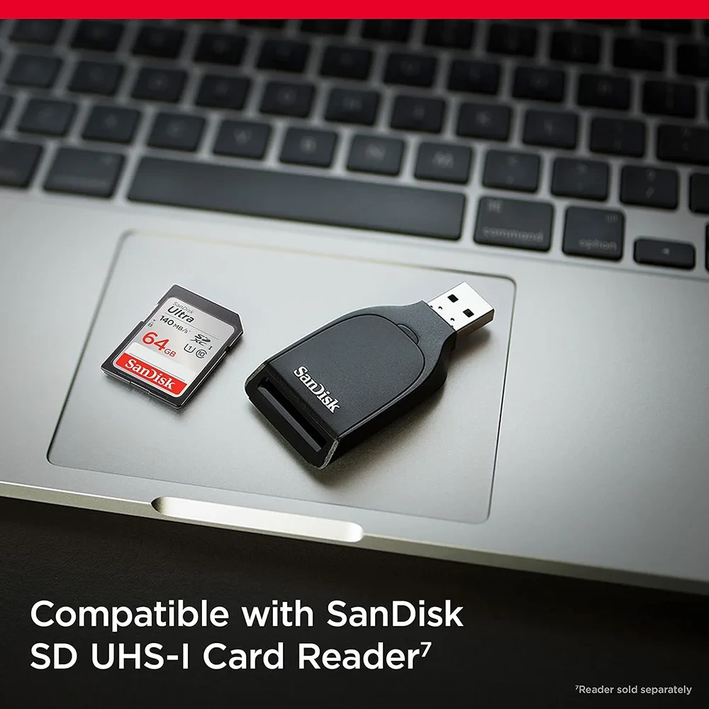 Карта памяти SanDisk 64 ГБ Ultra SDHC/SDXC UHS-I  фото-3