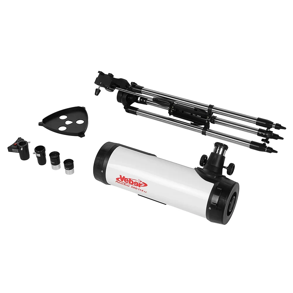 Телескоп Veber PolarStar 500/114 AZ рефлектор фото-8