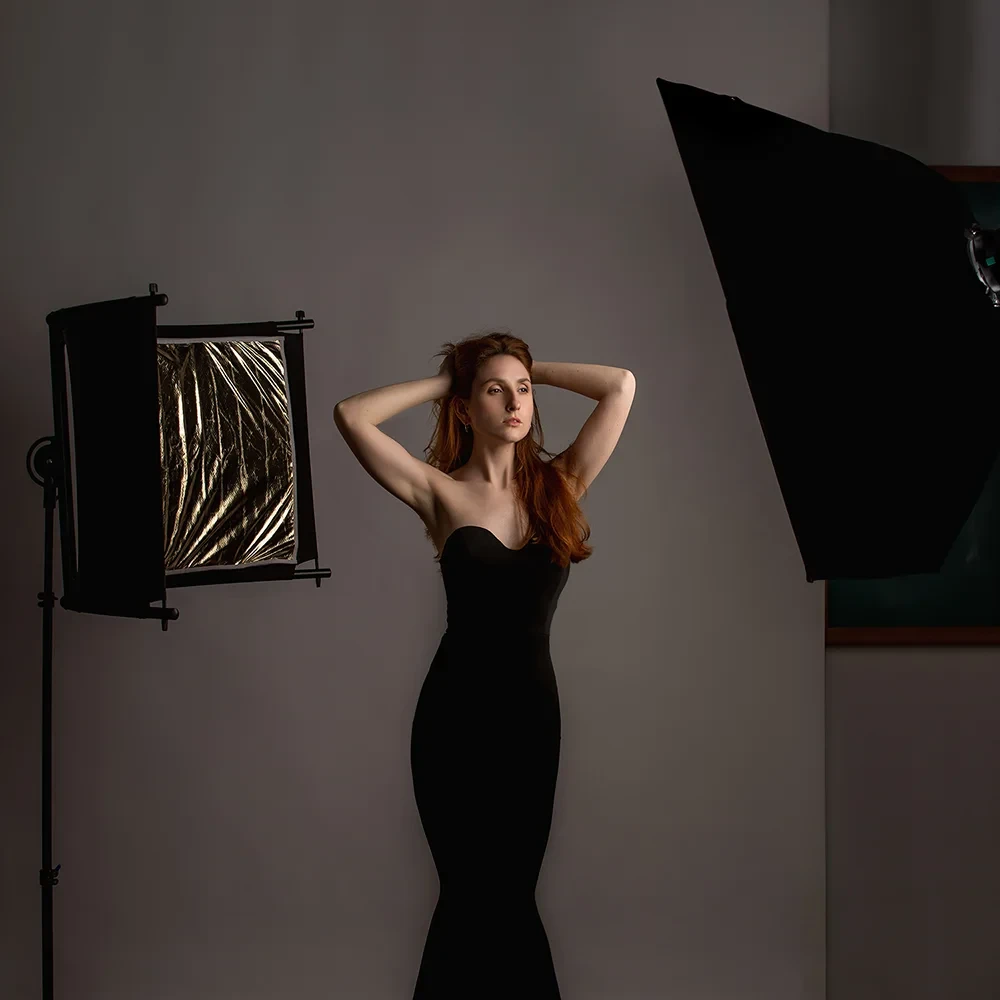 Отражатель Falcon Eyes Beauty Shell 180 SGB с каркасом фото-4