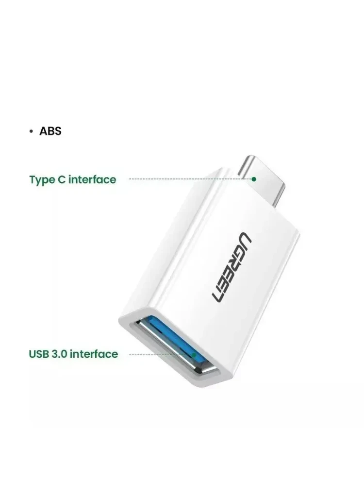 Адаптер UGREEN US173-30155 White  фото-4 Адаптер UGREEN US173-30155 White  фото-4