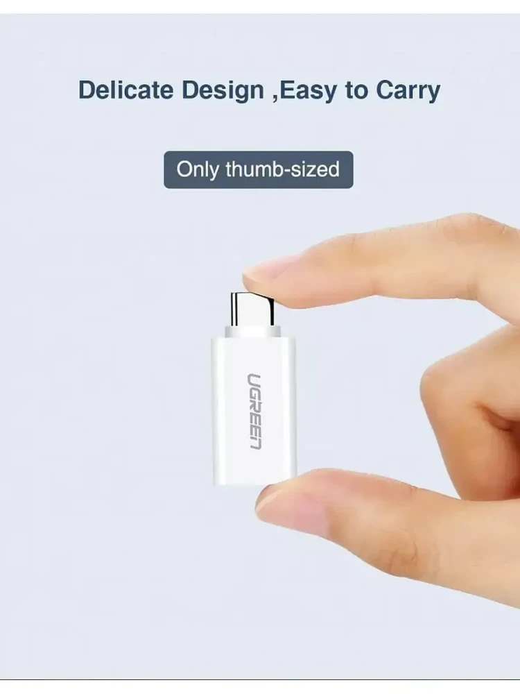 Адаптер UGREEN US173-30155 White  фото-3 Адаптер UGREEN US173-30155 White  фото-3