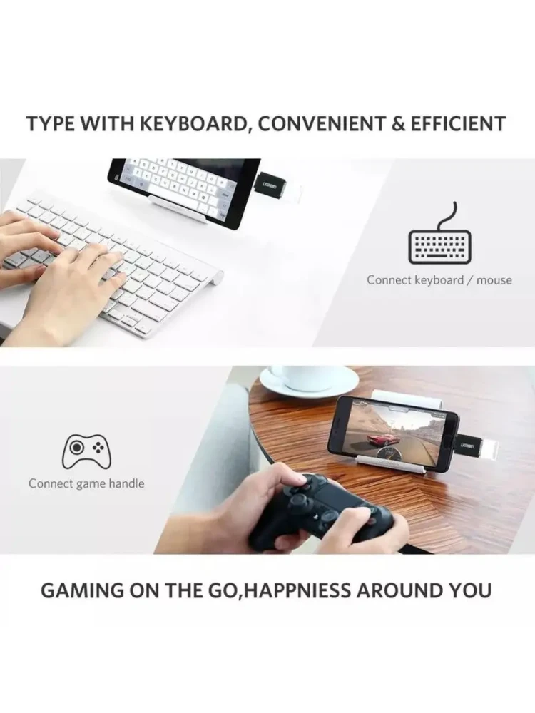 Адаптер UGREEN US173-30155 White  фото-6 Адаптер UGREEN US173-30155 White  фото-6