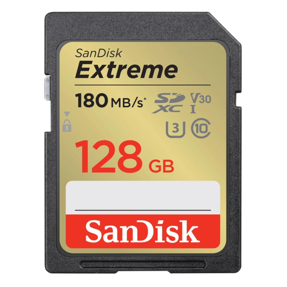 Карта памяти SanDisk SDXC 128GB Extreme (SDSDXVA-128G-GNCIN) - фото1 Карта памяти SanDisk SDXC 128GB Extreme (SDSDXVA-128G-GNCIN) - фото1