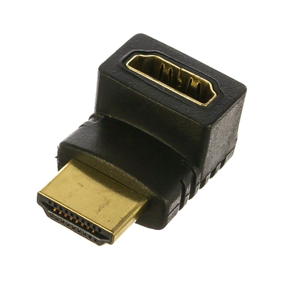 Переходник HDMI - HDMI Cablexpert A-HDMI270-FML, 19F/19M, угловой соединитель 270 градусов фото-3