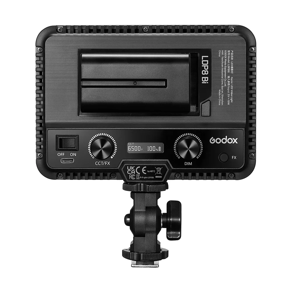 Осветитель светодиодный Godox LDP8Bi накамерный фото-6 Осветитель светодиодный Godox LDP8Bi накамерный фото-6