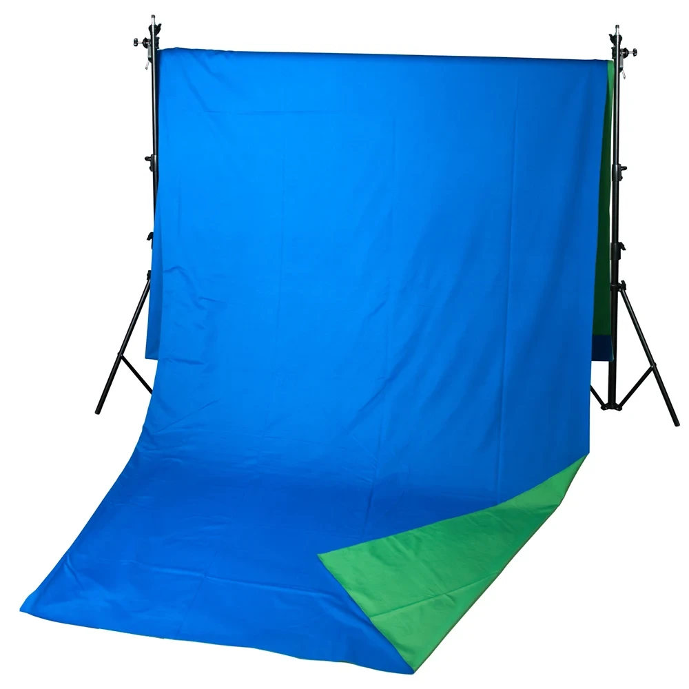 Фон хромакей Field 2.4 х 5.0 B/G (синий/зеленый) - фото1