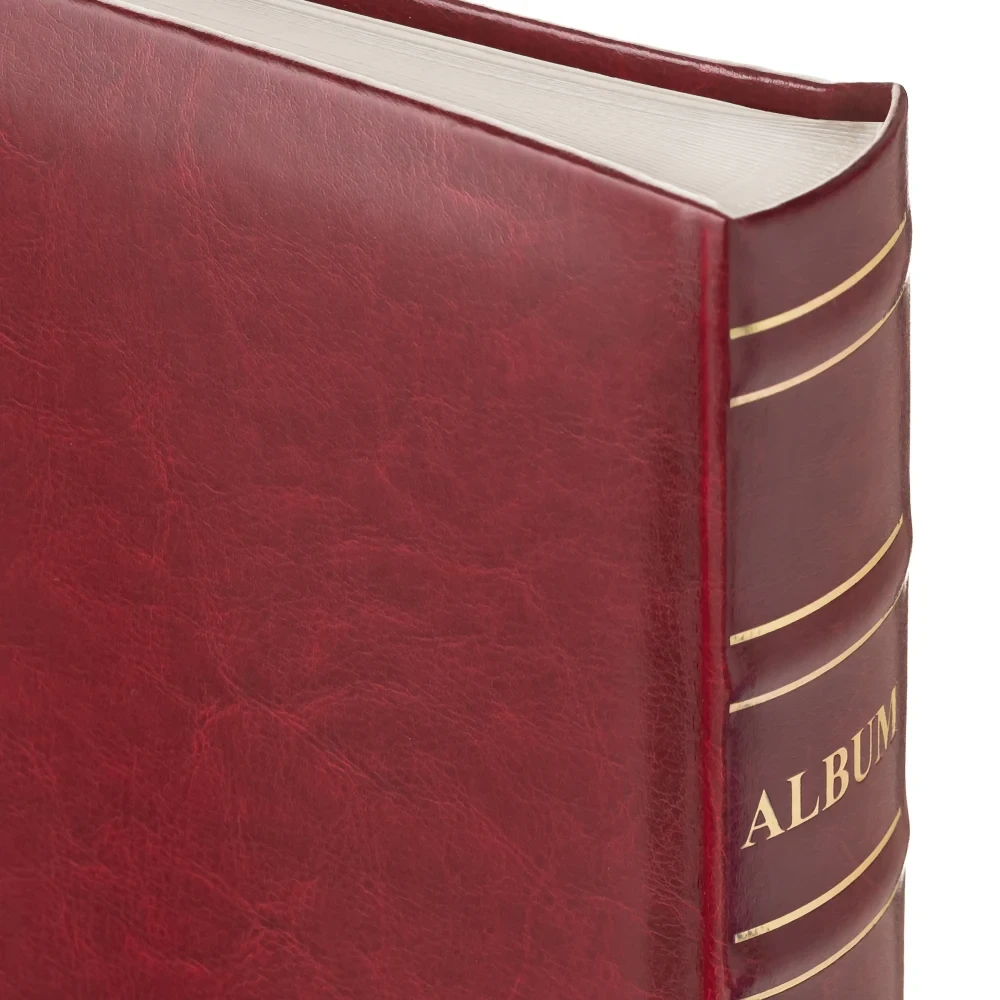 Фотоальбом Fotografia магнитный, 29х32 см, 30 листов, «Классика», бордовый фото-5