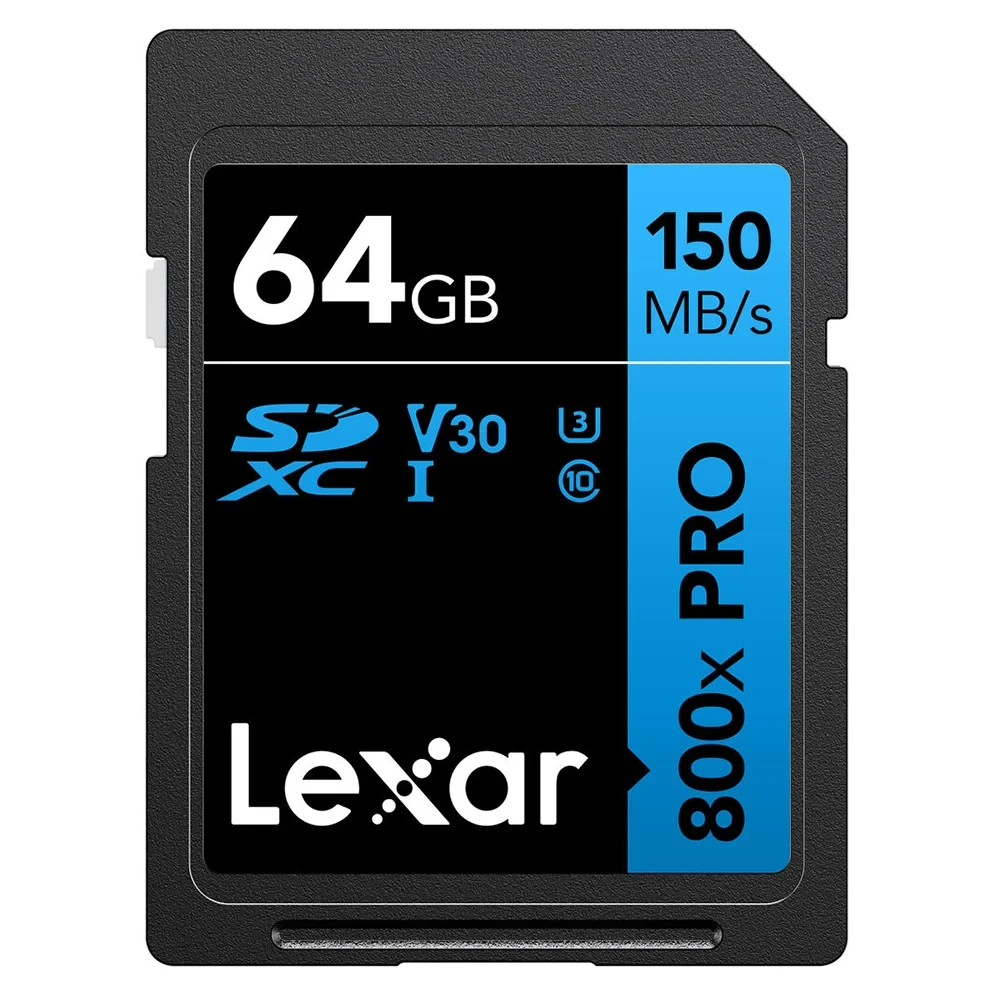 Карта памяти Lexar High-Performance 800x Blue PRO SDXC 64GB  - фото1