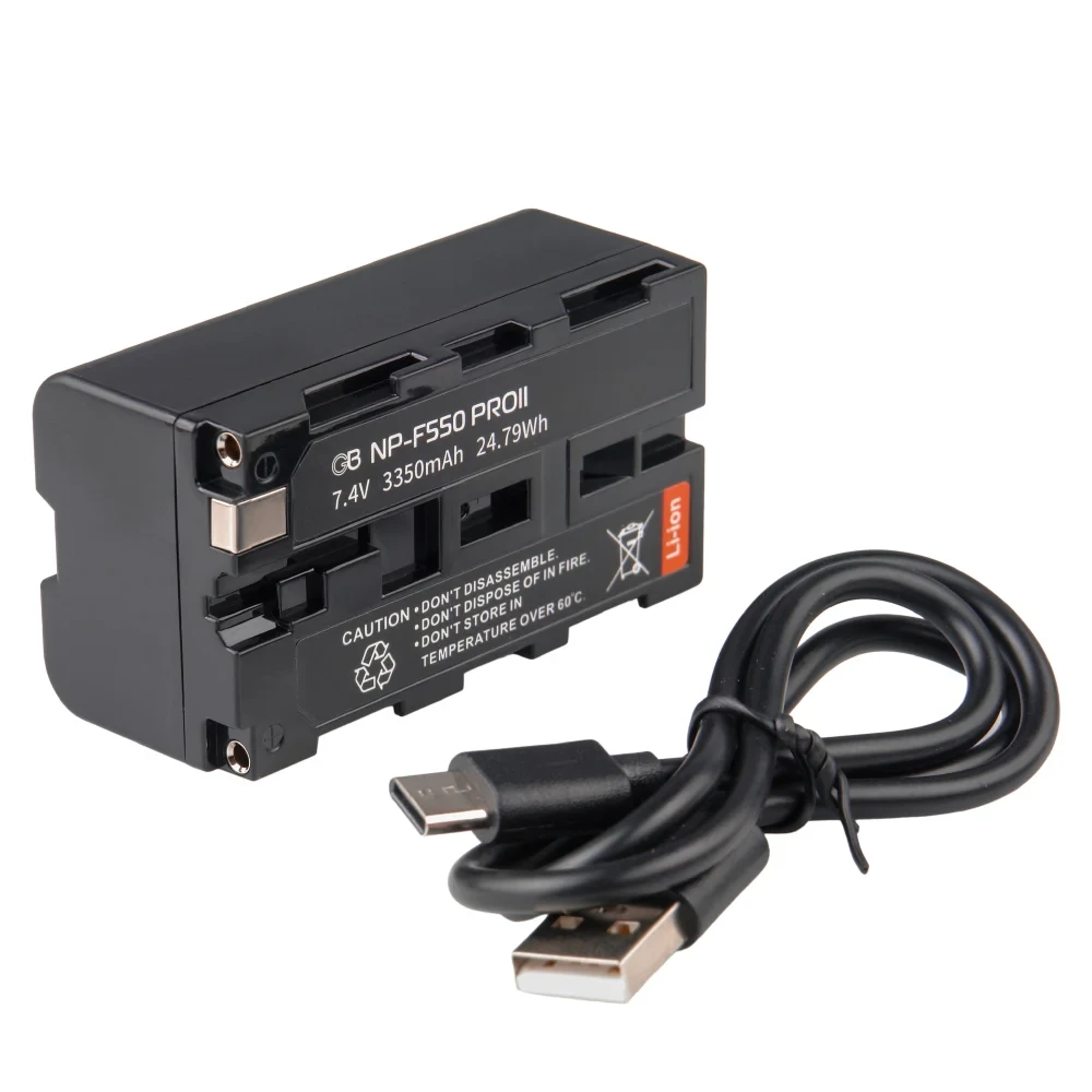 Аккумулятор GreenBean NP-F550 PROII (3350 мАч) фото-4 Аккумулятор GreenBean NP-F550 PROII (3350 мАч) фото-4