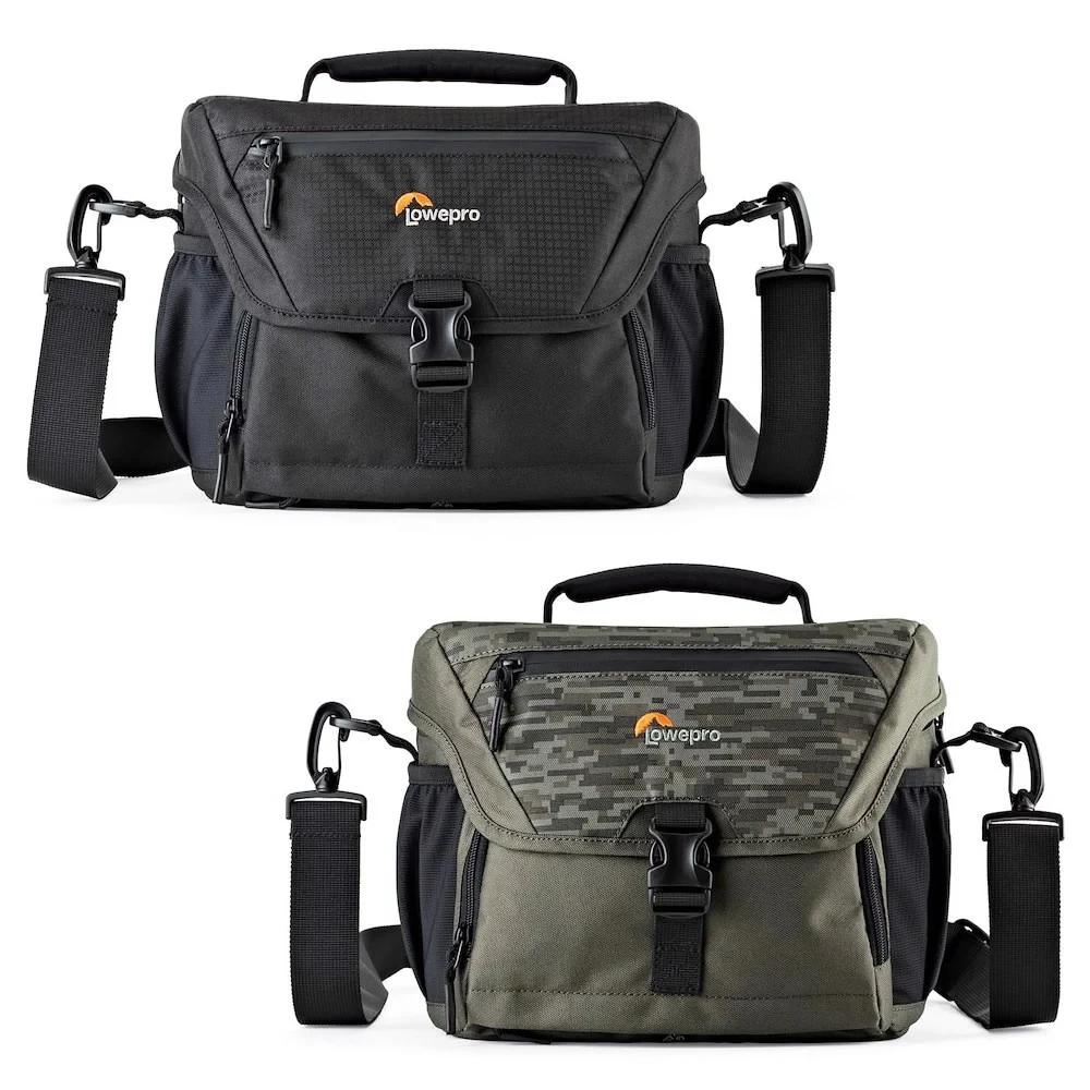Плечевая сумка Lowepro Nova 180 AW II,  бежевый/пиксель камо - фото2