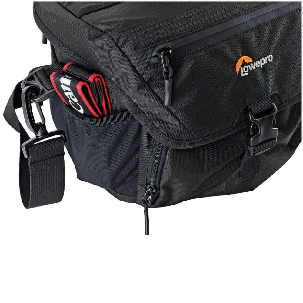 Плечевая сумка Lowepro Nova 180 AW II,  бежевый/пиксель камо фото-6