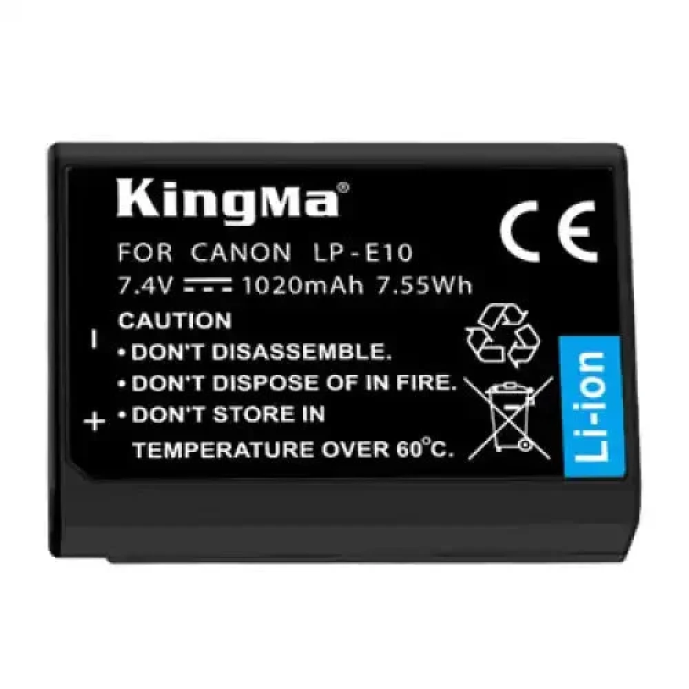 Kingma LP-E10 Аккумулятор с защитным кейсом, 1020mAh фото-3
