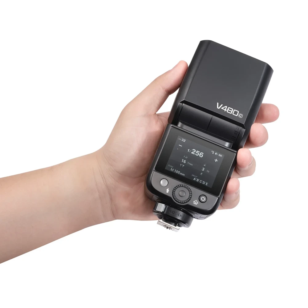 Вспышка накамерная Godox V480C TTL аккумуляторная для Canon фото-9 Вспышка накамерная Godox V480C TTL аккумуляторная для Canon фото-9