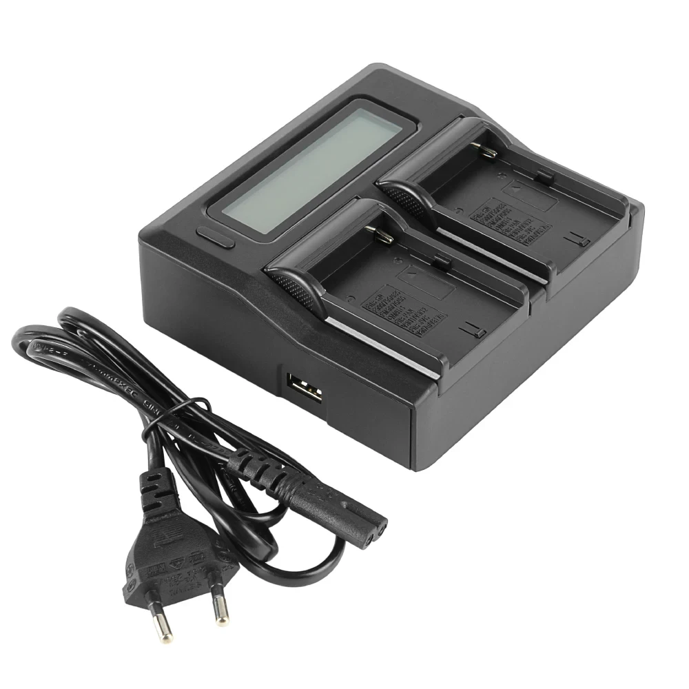 Зарядное устройство GreenBean DualCharger NPF-LCD - фото1