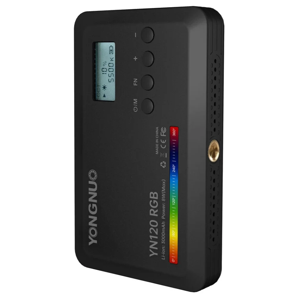 Осветитель светодиодный Yongnuo YN120 RGB фото-5 Осветитель светодиодный Yongnuo YN120 RGB фото-5