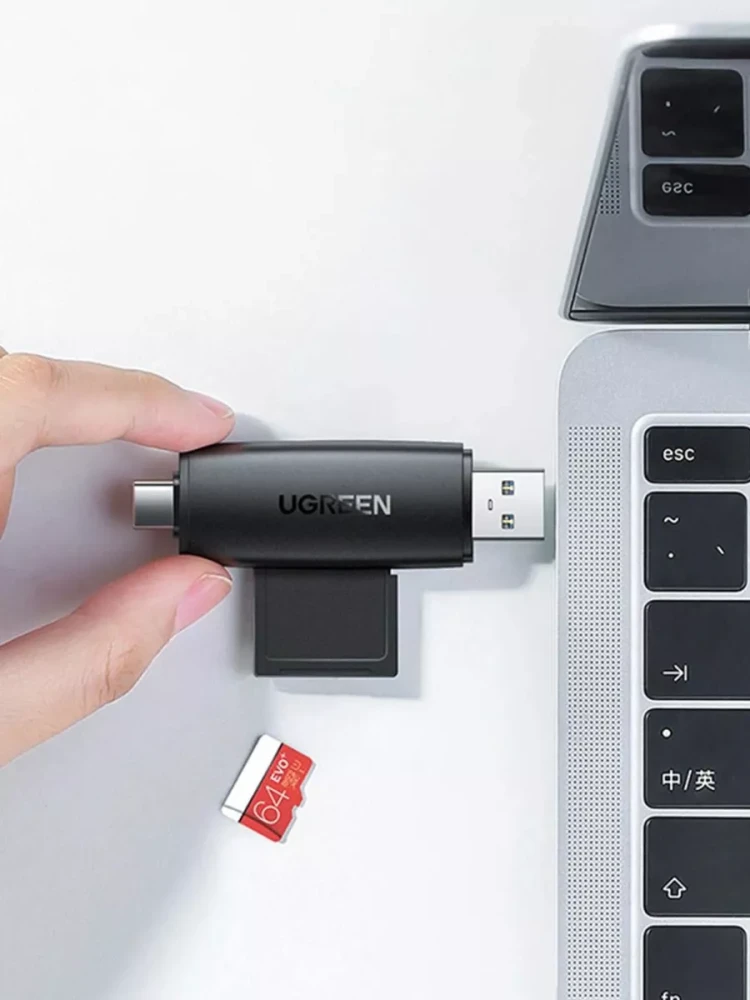 Картридер UGREEN CM304-80191 Black (80191) - фото2