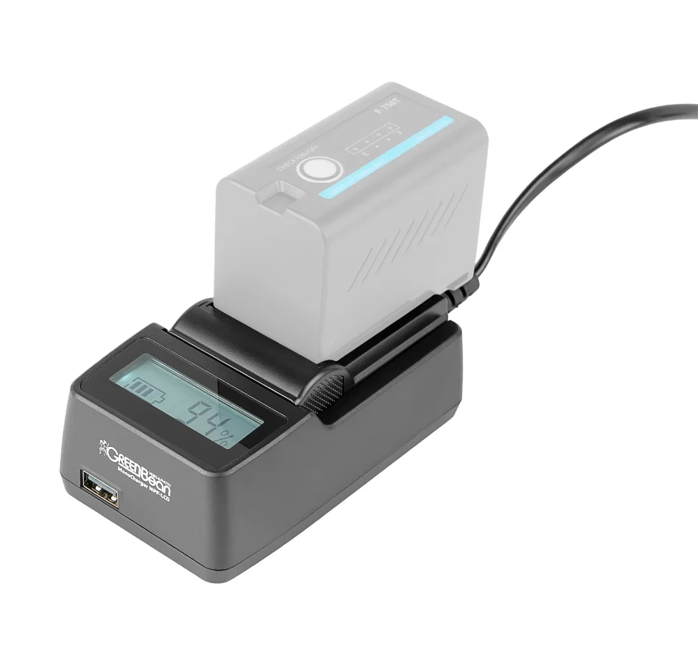 Зарядное устройство GreenBean MonoCharger NPF-LCD фото-3
