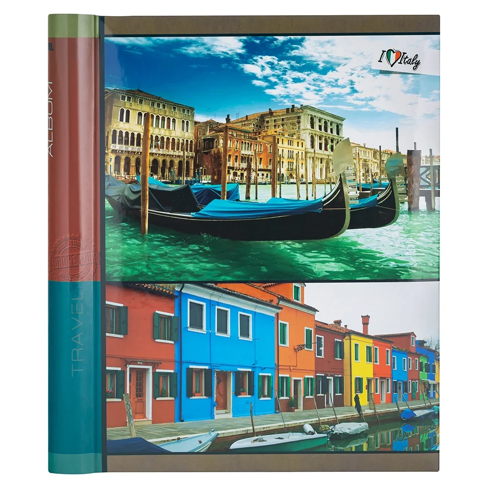 Фотоальбом Fotografia магнитный 23х28 см, 30 листов, «Путешествие», FA-SA30-408 - фото1