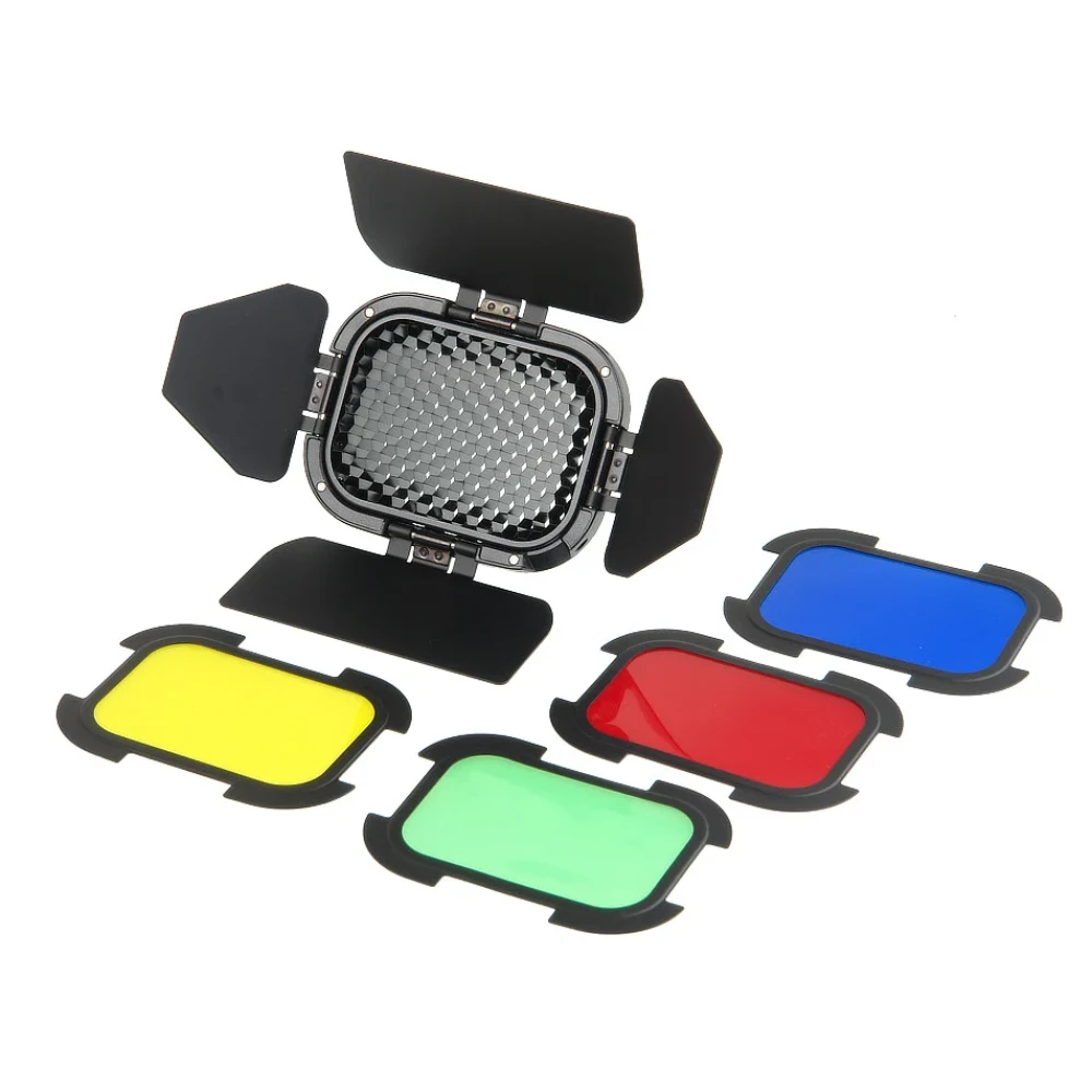 Шторки с набором фильтров Godox BD-07 для AD200 - фото1