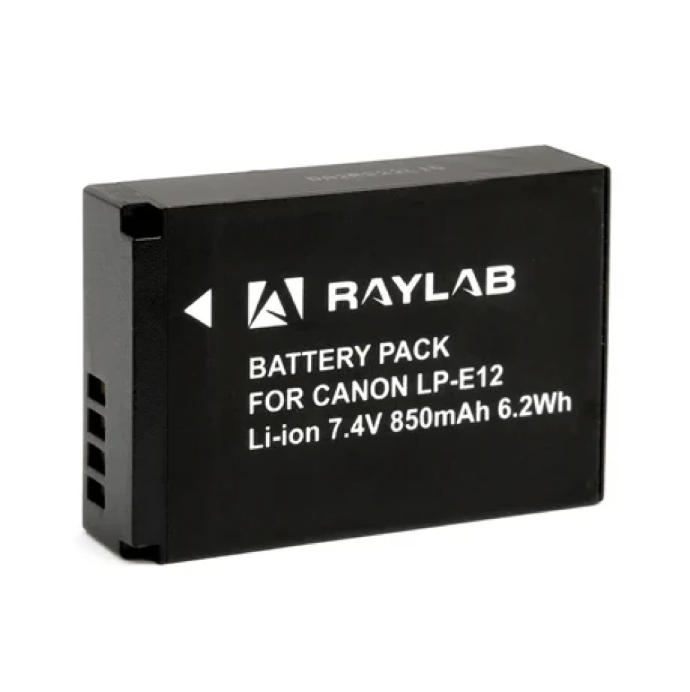 Аккумулятор Raylab RL-LPE12 850мАч (для EOS M, EOS 100D, EOSM2, EOS M100, M50, M10, M200, SX70, 200D,M10) - фото1