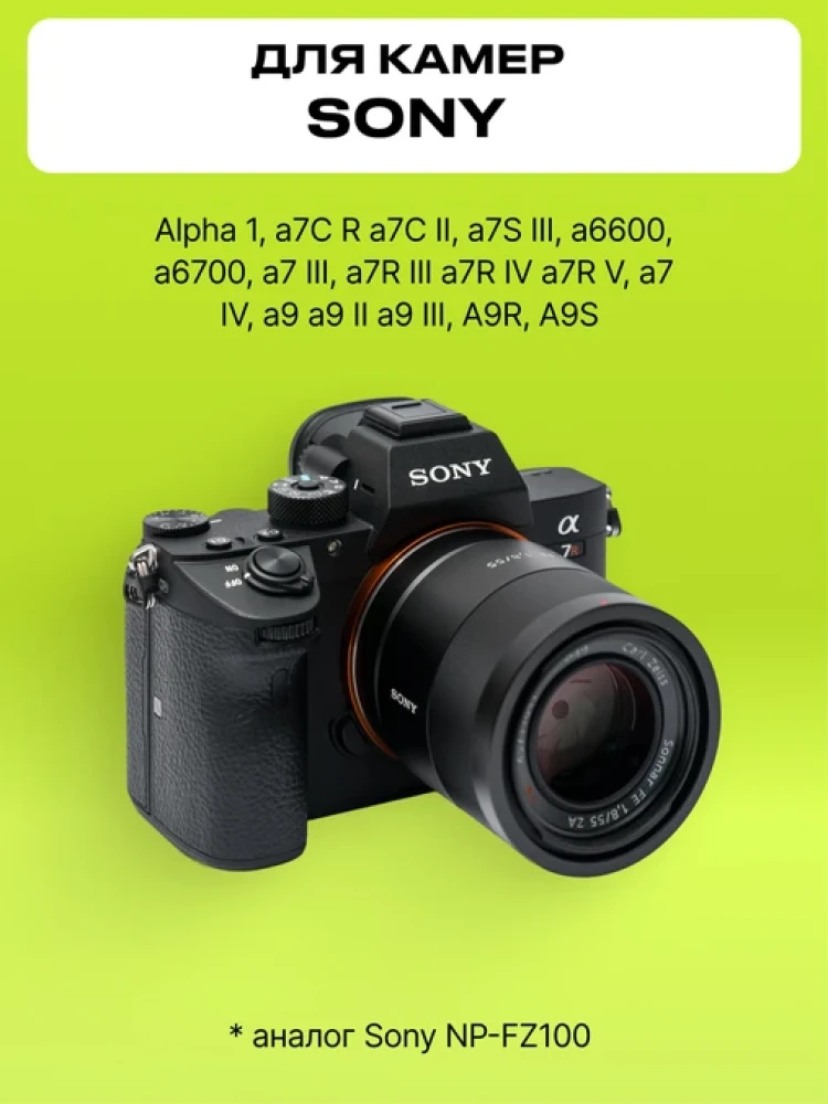 Аккумулятор Raylab RL-FZ100 2040мАч - фото2