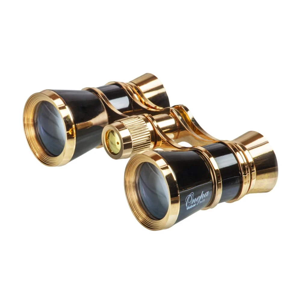 Бинокль театральный Veber Opera БГЦ 3x25 черный/золотой - фото1