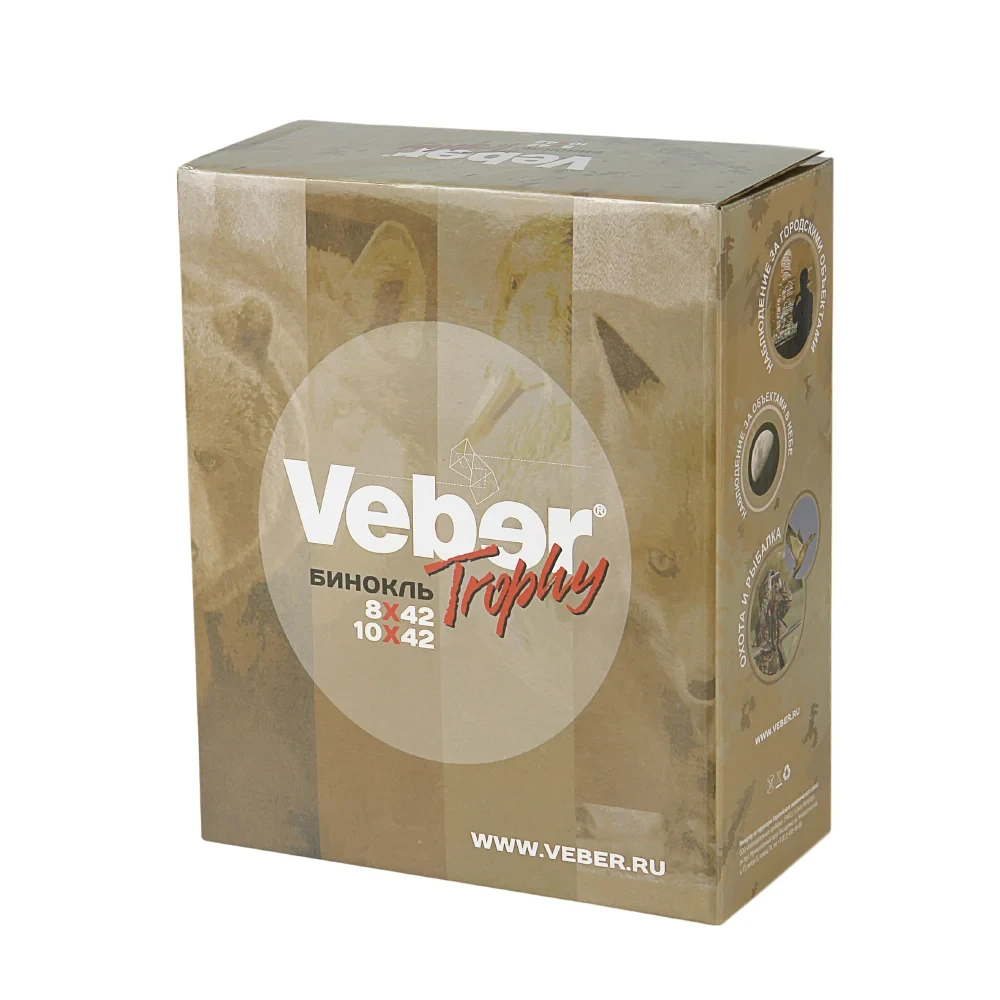 Бинокль Veber Trophy 10х42 фото-9