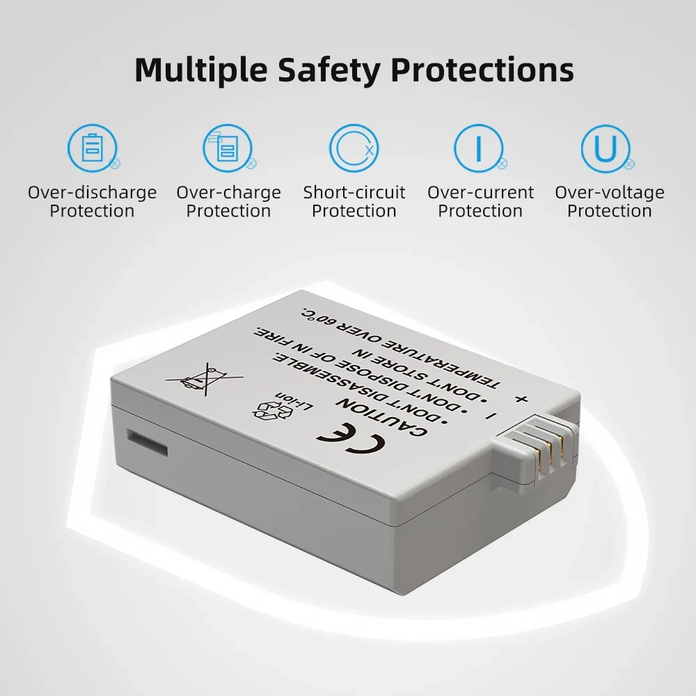 Аккумулятор Kingma LP-E8 с защитным кейсом (аналог Canon LP-E8, 1120mAh) фото-6