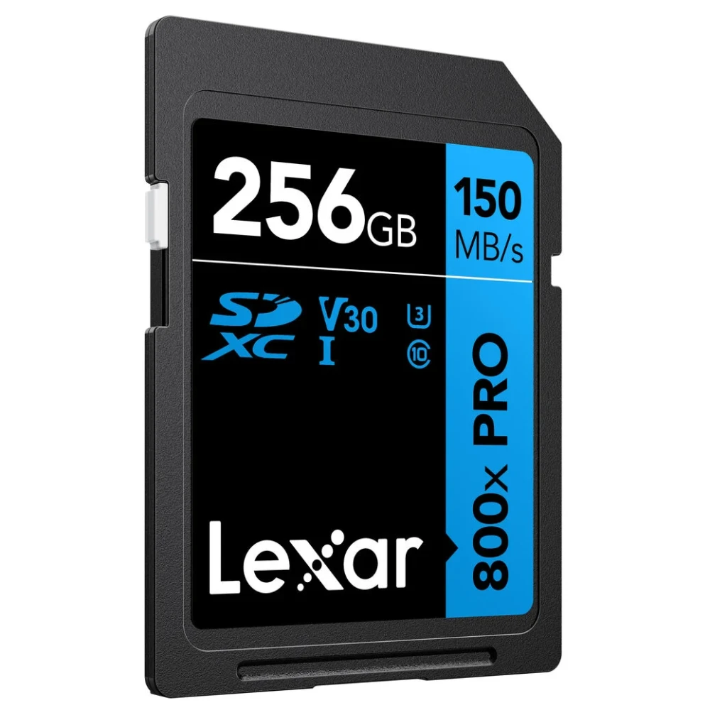 Карта памяти Lexar High-Performance 800x Blue PRO SDXC 256GB UHS-I U3 V30, R/W 150/45 МБ/с фото-2