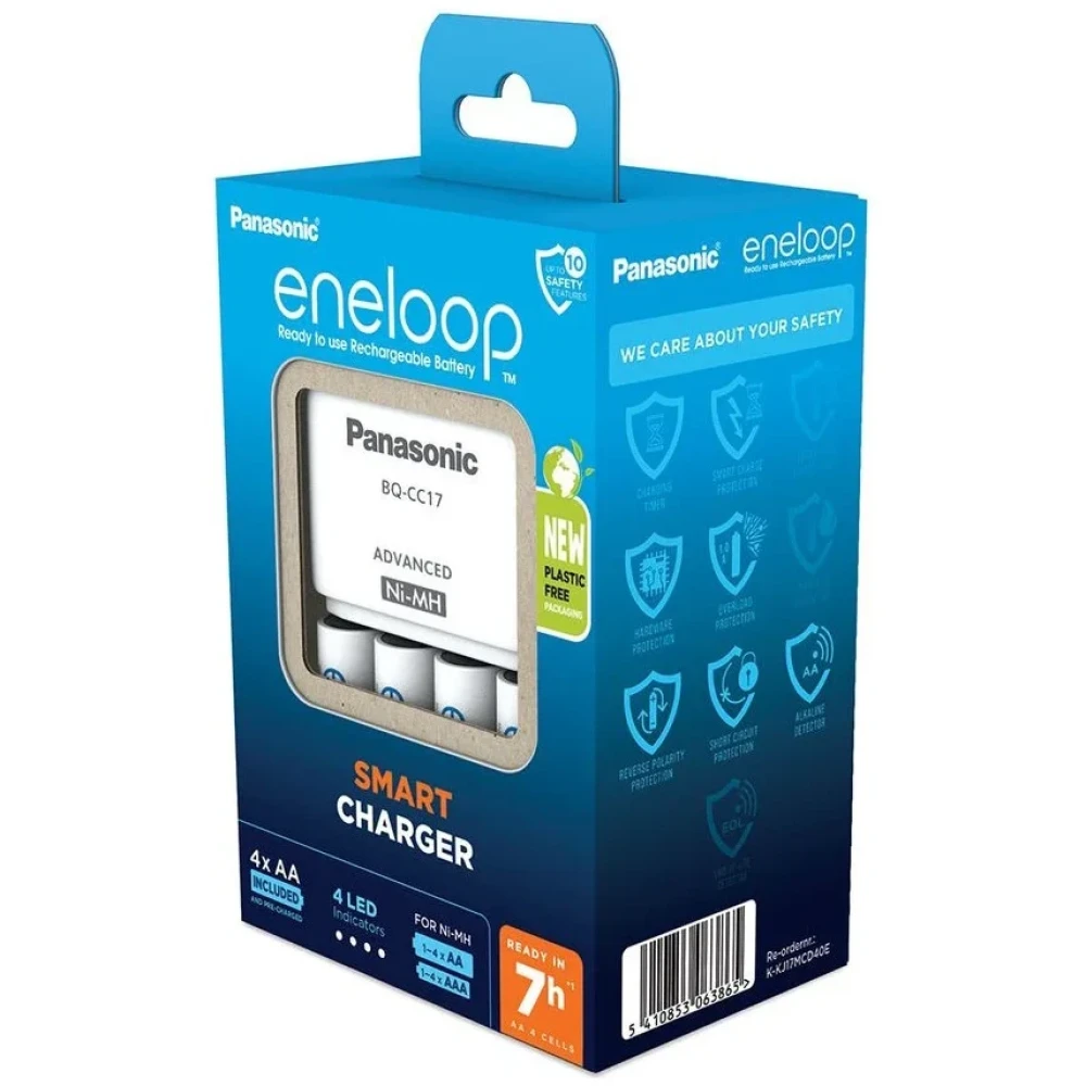 Зарядное устройство Panasonic Eneloop Advanced K-KJ17MCD40E для AA/AAA + 4шт AA 2000 mAh - фото2