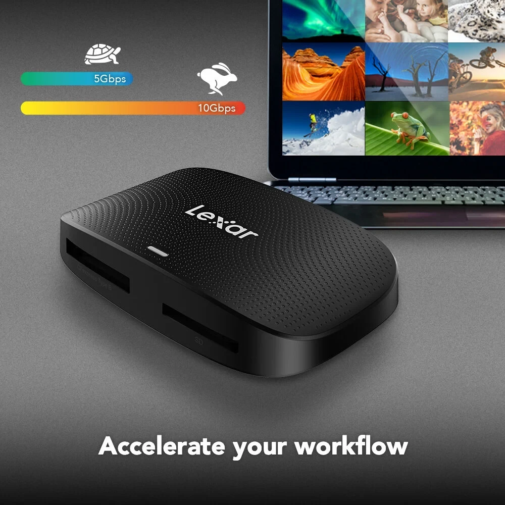 Кард-ридер Lexar USB 3.2 Gen 2 Professional, CFexpress Type B / SD фото-5
