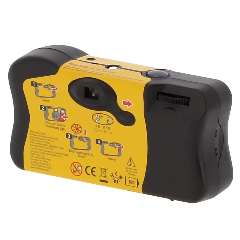 Одноразовый фотоаппарат Kodak Fun Saver Single Use Camera 800/39 фото-2
