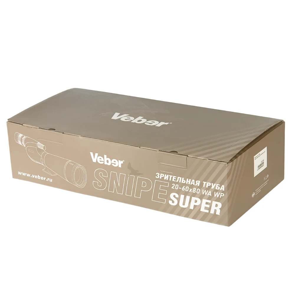 Зрительная труба Veber Snipe Super 20-60x80 WA WP фото-9