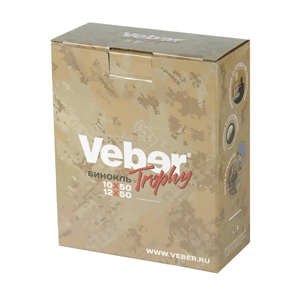 Бинокль Veber Trophy 12х50 фото-9