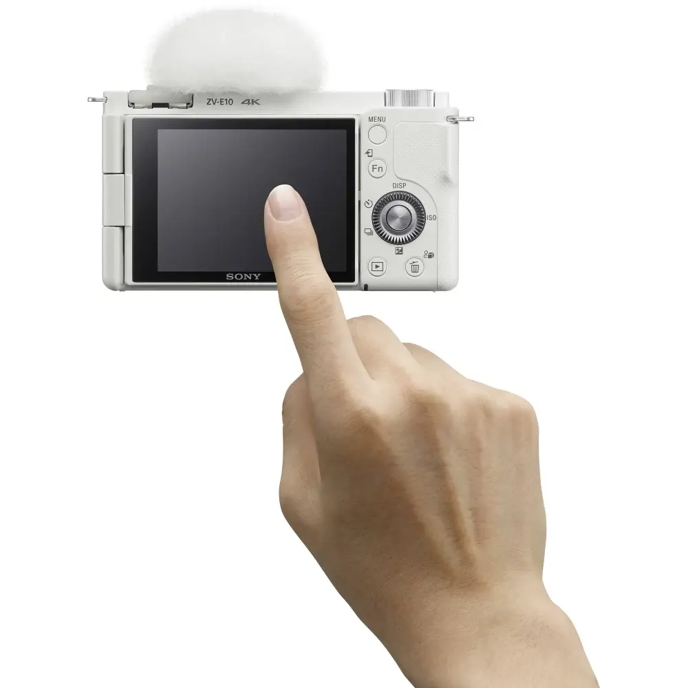 Беззеркальный фотоаппарат Sony ZV-E10 Kit 16-50mm, белый фото-4