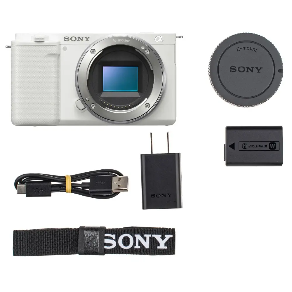 Беззеркальный фотоаппарат Sony ZV-E10 Kit 16-50mm, белый фото-10