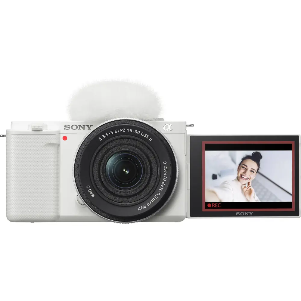 Беззеркальный фотоаппарат Sony ZV-E10 Kit 16-50mm, белый - фото2