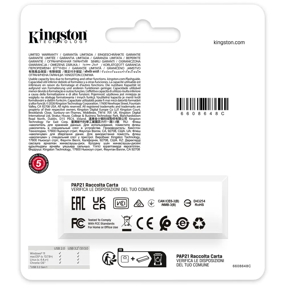 USB Flash накопитель Kingston DataTraveler Exodia 256GB DTXG2/256GB фото-5