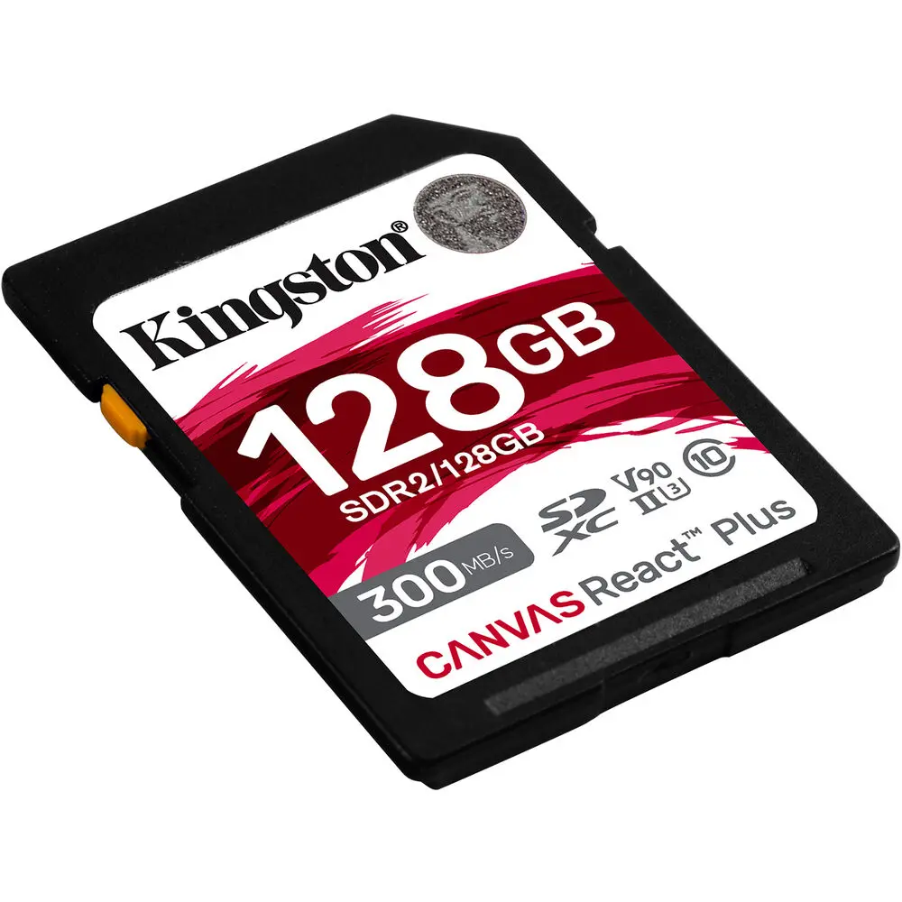 Карта памяти SDXC 128GB Kingston Canvas React Plus UHS-II Class U3 V90 260/300Mb/s фото-2