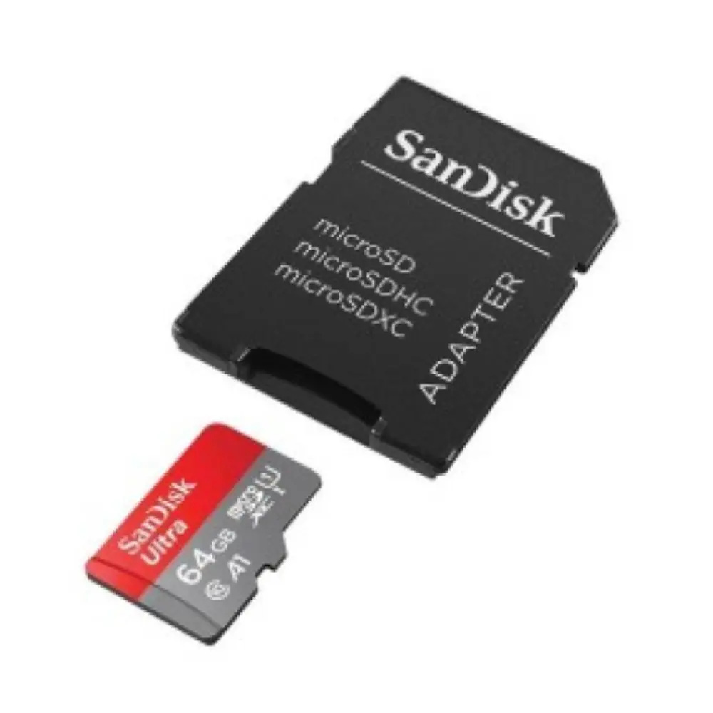 Карта памяти SanDisk microSDXC Ultra Class C10 A1 UHS-I (140 MB/s) 64 GB с адаптером фото-3