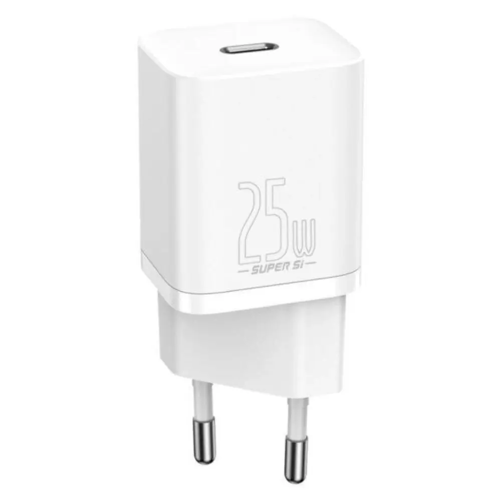 Сетевое зарядное устройство Baseus Super Si 25W EU White (CCSP020102) Сетевое зарядное устройство Baseus Super Si 25W EU White (CCSP020102)