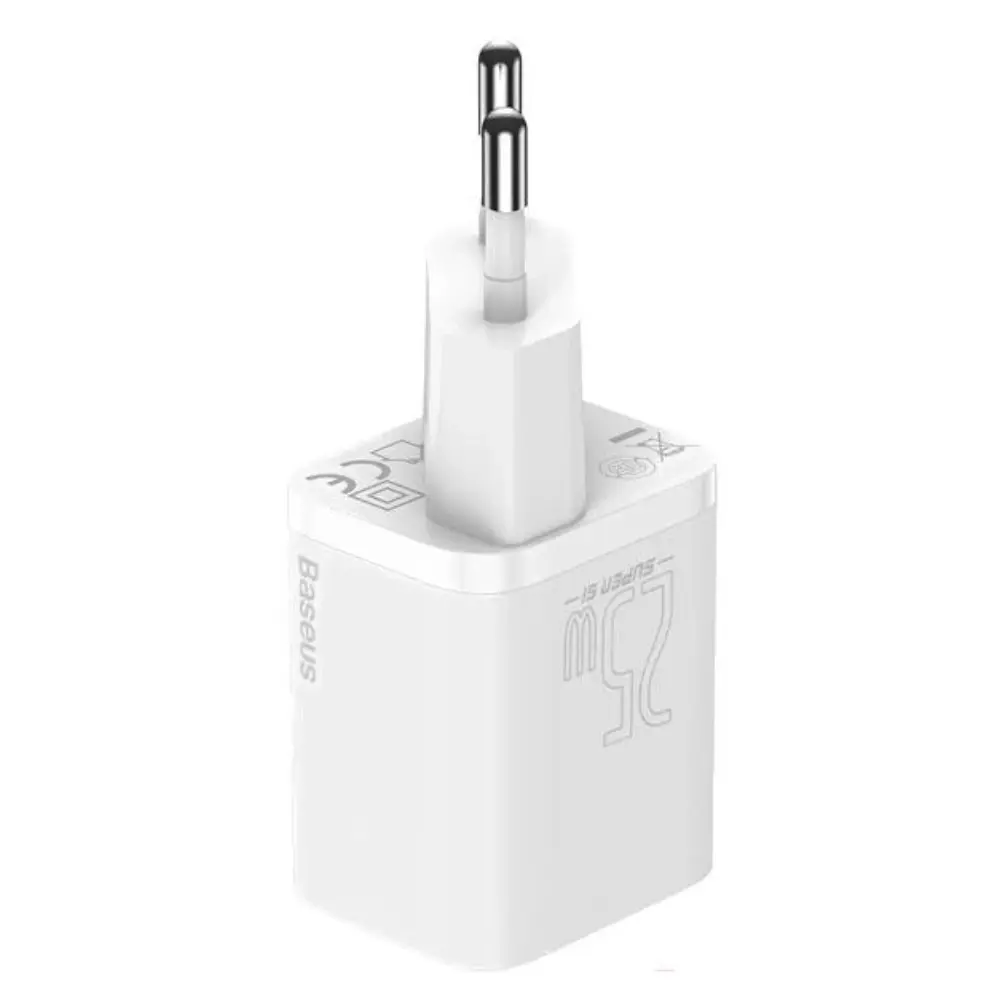 Сетевое зарядное устройство Baseus Super Si 25W EU White (CCSP020102) фото-3 Сетевое зарядное устройство Baseus Super Si 25W EU White (CCSP020102) фото-3